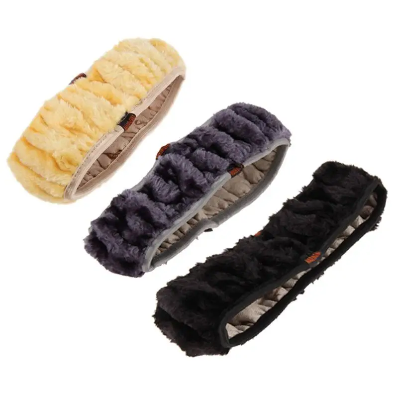 

2019 DIY soft Pluch braid on the steering-wheel Steering Wheel Covers/Extremely Warm Soft Plush Cover Car Interior Accessories
