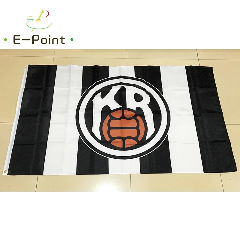

Iceland Knattspyrnufelag Reykjavikur (Reykjavik F.C.) 3ft*5ft (90*150cm) Size Christmas Decorations for Home Flag Banner Gifts