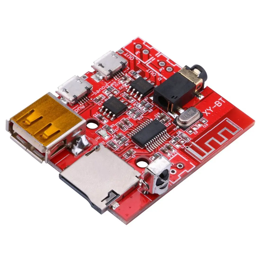 Плата bluetooth аудиоприемника со слотом для USB tf карты декодирование