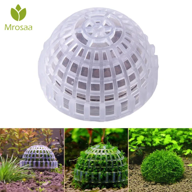 

1pcs Plastic Mineral Stone Suspended Float Bio Moss Ball For Aquarium Decorations Crystal Plant Cultivation House tank Ornament