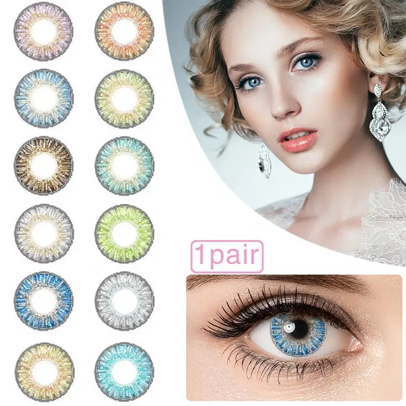 

2 Pcs Lovely Multicolor Mini Party Gifts Cute Cartoon Girl Good Quality Gift Beautiful Cosplay Decoration For Eyes Care Tool