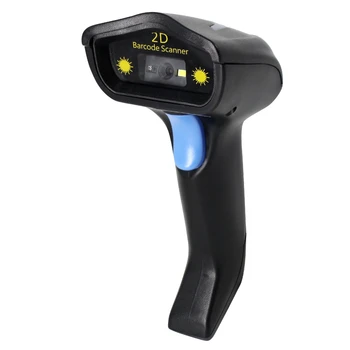 

2D Wireless Barcode Scanner 2.4G CCD Bar Code Reader with Long Transfer Distance for Mobile Payment
