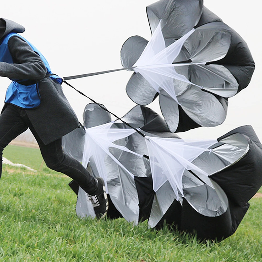 Скоростные тренировочные дрели парашют сопротивления бегущие тянутся спринт - Фото №1