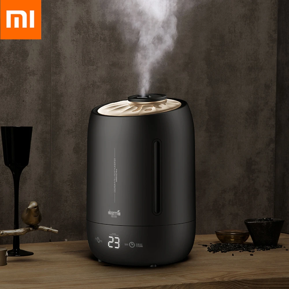 

Xiaomi Deerma 5l Air Humidifier Air Purifying Mist Maker Household Timing With Intelligent Touch Screen Adjustable Fog Quantity