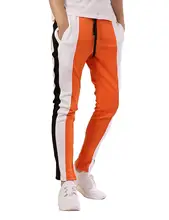 Men Causal Pants Gym Jogging Sweatpants Striped Spliced Elastic Waist Sportswear Fashion Matching Color Sport Running Trousers Men Causal Pants Gym Jogging Sweatpants Striped Spliced Elastic Waist Sportswear Fashion Matching Color Sport Running Trousers