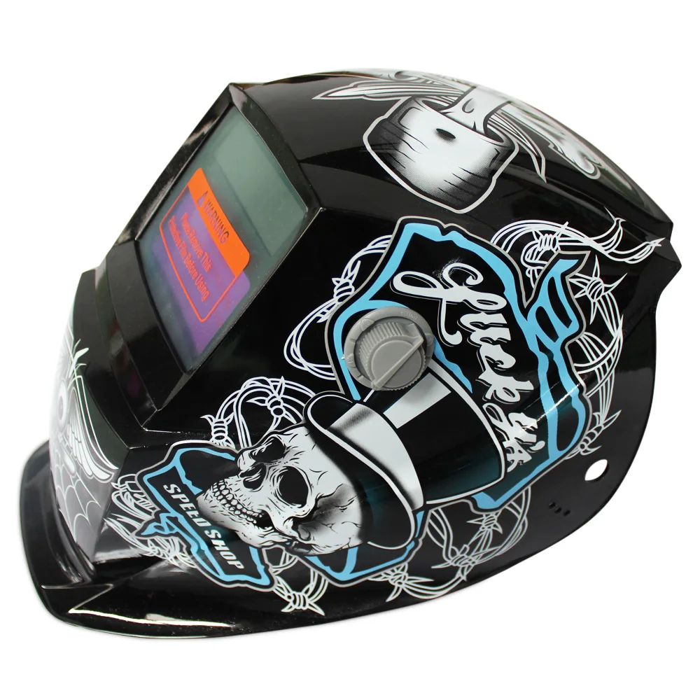 

Pirate Welding Helmets Solar Energy Automatic Changeable Light Electric Welding Protective Helmet