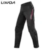 Lixada Otoño Invierno ciclismo pantalones a prueba de viento caliente térmica deportes pantalones Mtb cintura elástica pantalones para ciclismo ► Foto 1/6