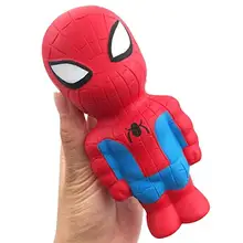 Супер герой мягкий медленно поднимающийся Железный человек Человек-паук мягкая игрушка Моделирование антистресс Забавные игрушки-гаджеты для детей# YC