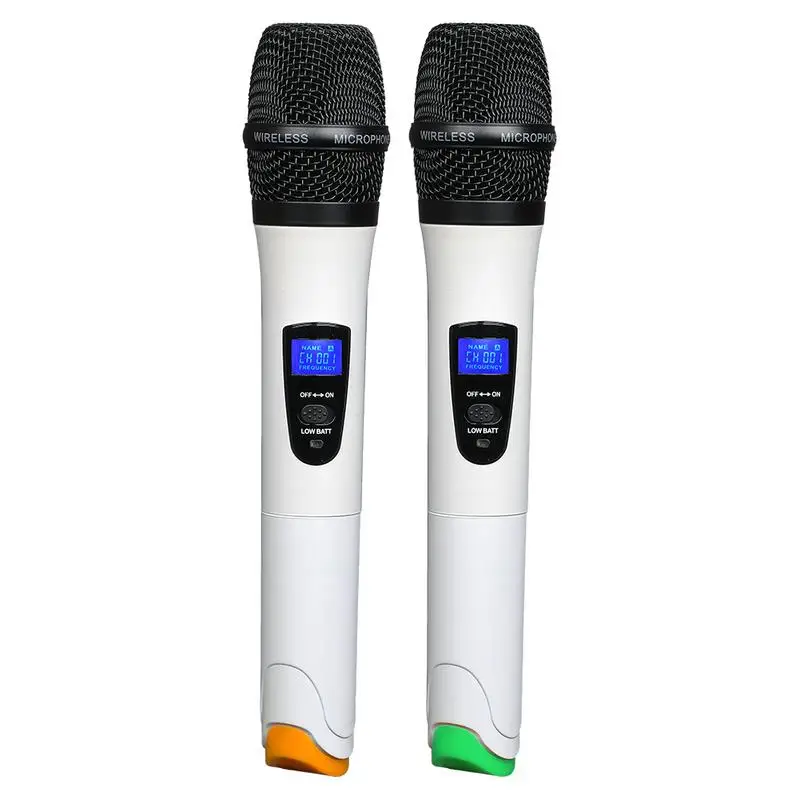 

New Wireless Microphone System One-to-two Computer Handheld Microphone Fashion Gift Microphone Home TV Computer Karaoke
