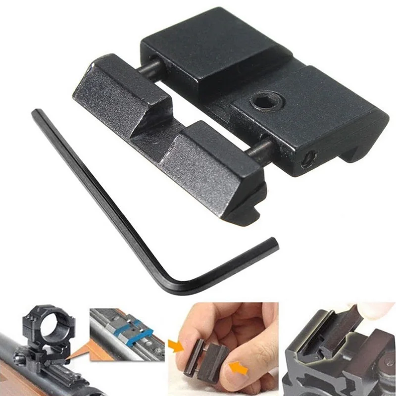 

1 x Scope 11mm/10mm to 20mm/21mm Weaver Picatinny Rail Mount Converter Adapter