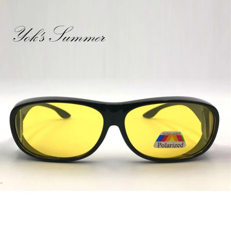 Yok's поляризованные солнцезащитные очки ночного видения HD vision, солнцезащитные очки, очки с защитой от ультрафиолета 400, очки для вождения унисекс HN1175