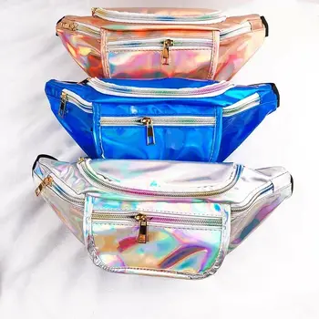 

New Arrival Women Girl Fashion Glitter Waist Fanny Pack Ladies Sequin Bum Belt Bag Pouch Travel Hip Purse Waist Packs