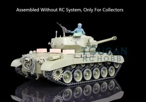 Henglong 1/16 пластик США M26 бак 3838 статическая модель без системы RC|Радиоуправляемые