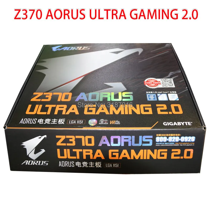 Hot Deal New For Gigabyte Z370 Aorus Ultra Gaming R2 0 Motherboard Lga1151 Ddr4 Z370 Pci 0 Sata3 Support I3 8100 I5 8500 I7 8700k November