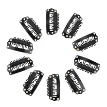 40 шт./лот 2,8 см u-образный зажим для наращивания волос парик Уток аксессуары