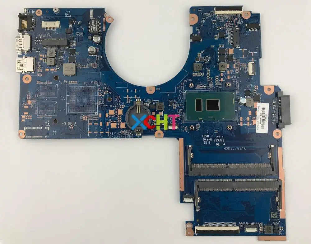 

901574-601 901574-001 DAG34AMB6D0 w i5-7200U CPU for HP Pavilion Notebook 15-au Series 15T-AU100 PC Motherboard Tested
