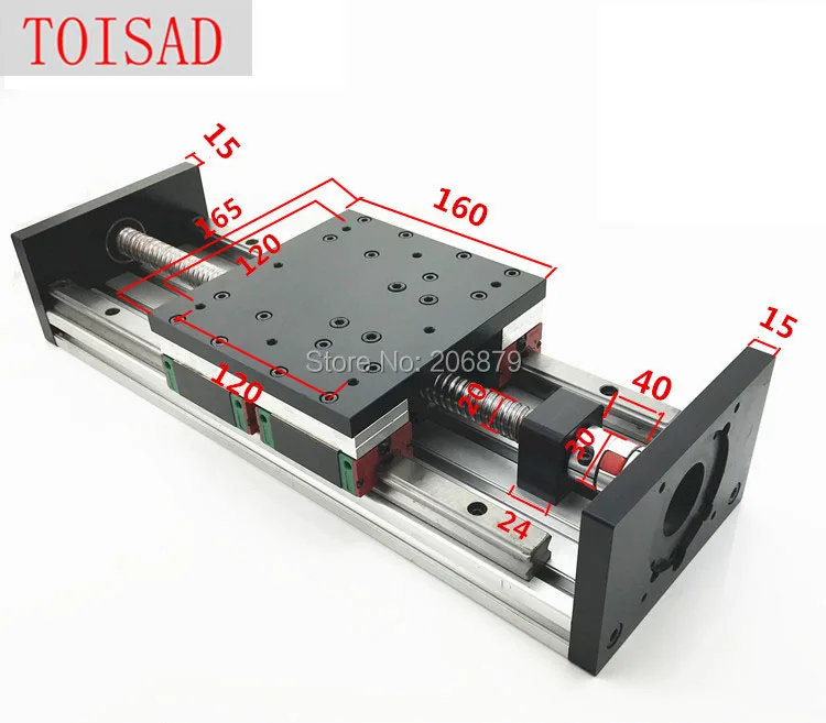

2000mm Effective Travel Length 2010 Ballscrew Rail Linear Motion Guide Moving Module Table Slide CNC LGW