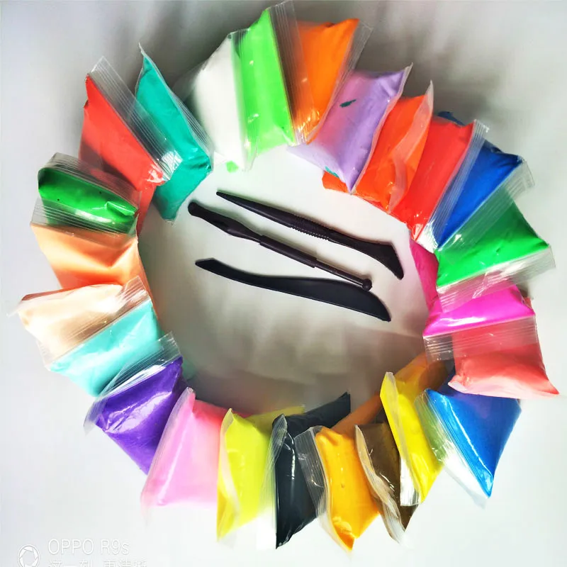 36 Colors/set 495g Air Drying Clay Fimo Polymer Plasticine Modelling Clay Light DIY Plasticine