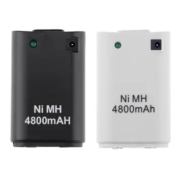 

4800mAh Battery Pack + USB Charger Cable with Indicator Light for Microsoft Xbox 360 Wireless Controller