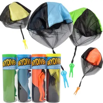 

Hand Throwing Parachute Toy Children Educational Parachute With Figure Soldier Outdoor Fun Sport Play Game Toy Kids Gift Gadgets