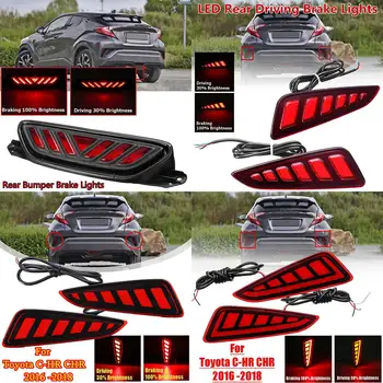 

Car Flashing 2Pcs LED Daytime Running Turning Signal Light DRL Fog Lamp Brake light Driving Light For Toyota CHR C-HR 2017 2018