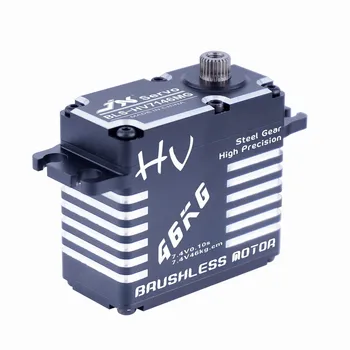 

Jx BLS-HV7146MG 46KG/12V Brushless motor HV High Precision Steel Gear Full CNC Alum Shell Digital Standard Servo for rock racer