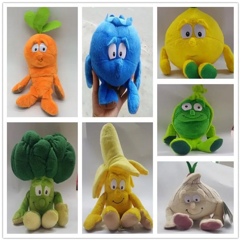 

Cute Kids Boys Girls Adults Fruits Vegetables Plush Toy New cauliflower Toy Mushroom Blueberry Strawberry Soft Plush Doll Toys