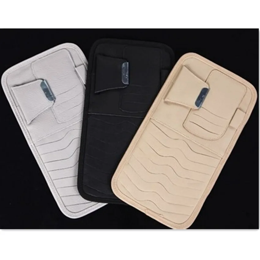 

Car Sunshade CD Card Glasses Receiving Bag for chery tiggo 3 5 2016 A3 QQ A5 A1 Amulet A13 E5 FOR great wall/lifan/ byd smily