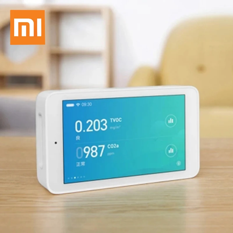 

Xiaomi Youpin Intelligent Linkage 3 High-precision Humidity Sensors Air Detector 3.97" Touch screen Remote Monitoring PM2.5 CO2a