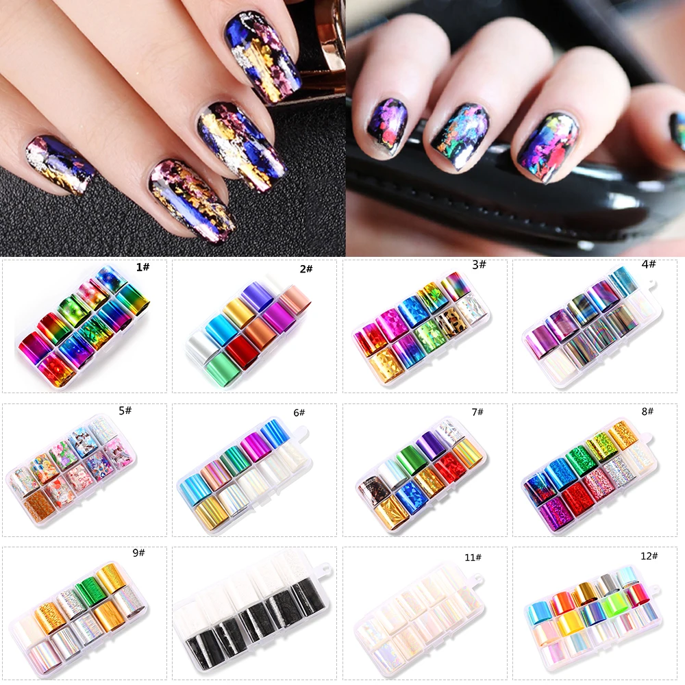 

Major Dijit Starry Sky Stars Nail Sticker Women Girl Colorful DIY Finger Nail Art Decorations