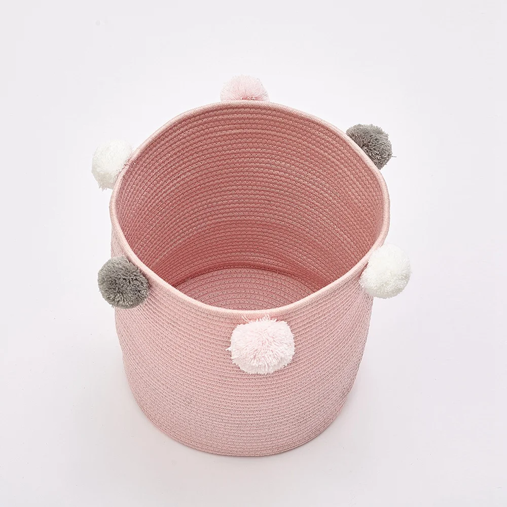 Online LUDA Baumwolle Gewebt Kleidung Lagerung Korb Kid Spielzeug Vorrat Korb Für Große Faltbare Schmutzige Kleidung Spielzeug Und Kunst Organizer hol