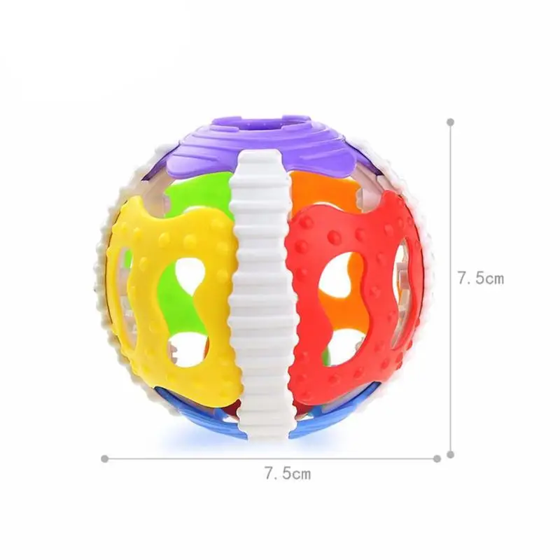 Красочные Ручные погремушки Safty мяч игрушки детские мягкие руки Catcher погремушка детские головоломки Развивающие игрушки для детей Рождественский подарок