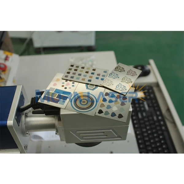 

CNC 50W fiber laser marking machine with 200mm*200mm working area for metal and non-metal materils