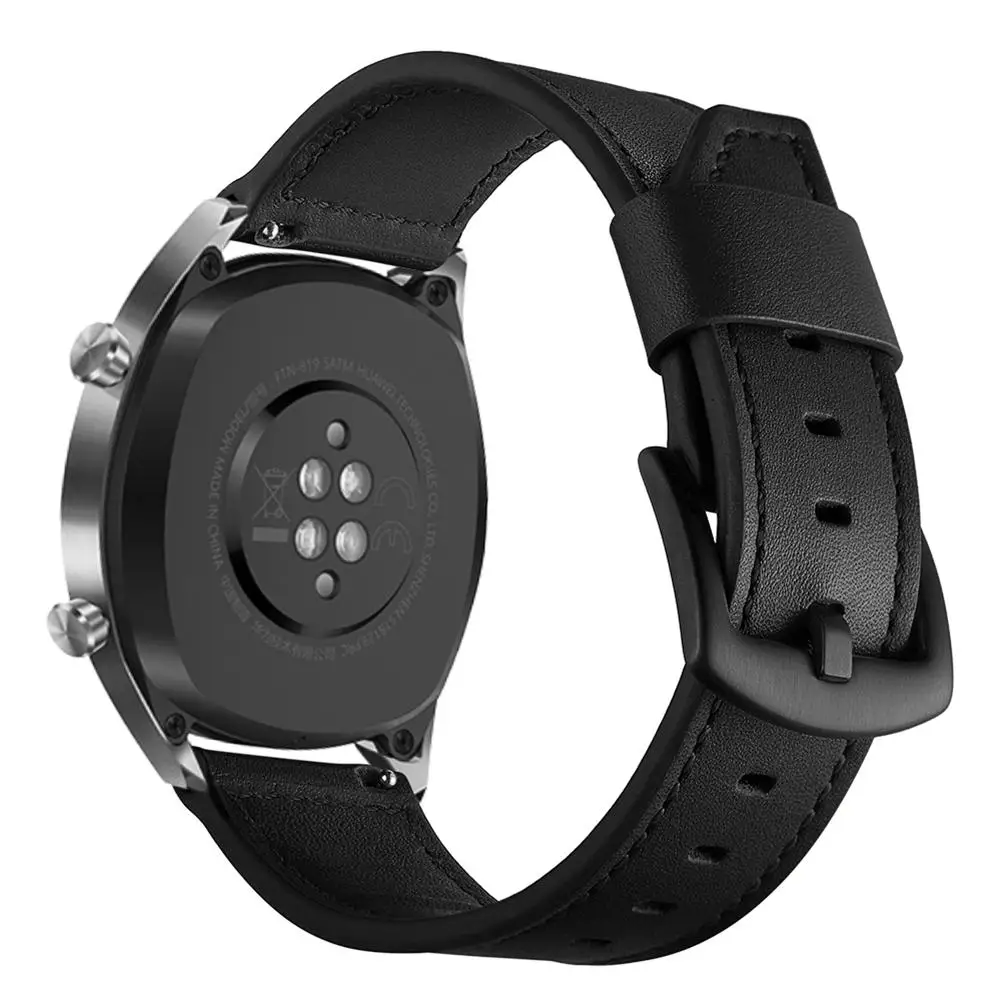 

For Huawei Watch GT Honor Watch 22MM Leather Replacement Watch Strap Fashion Soft Comfortable Watchbands For Womnen Men Newly