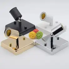 CLAITE AC85-265V E27 винт гнезда цоколя квадратный вращающееся крепление потолочного светильника, потолочное освещение, Подвесная лампа аксессуары