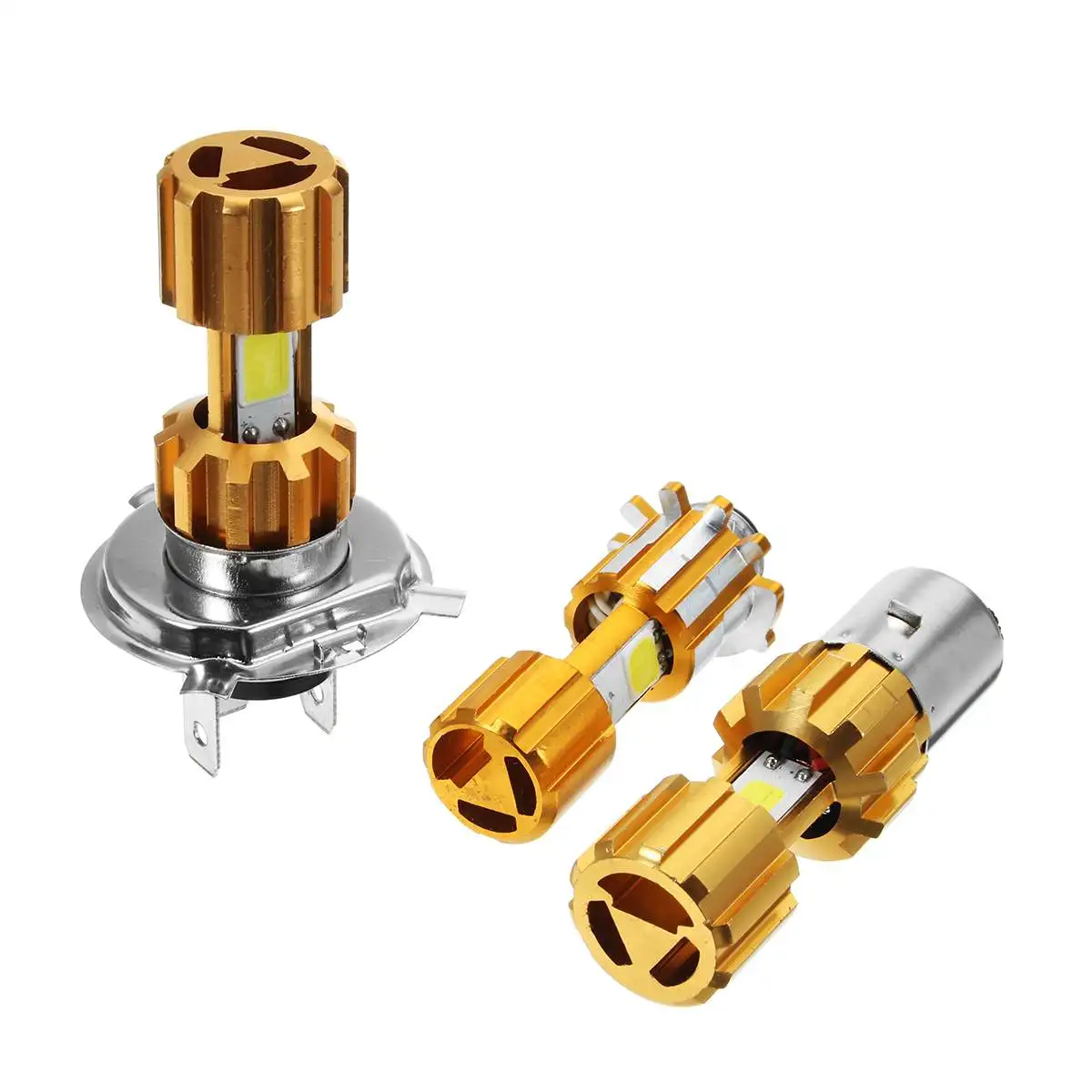 Motorbike Scooter Headlight Bulbs 18W 6500K Hi/Lo Beam Motorbike Moped