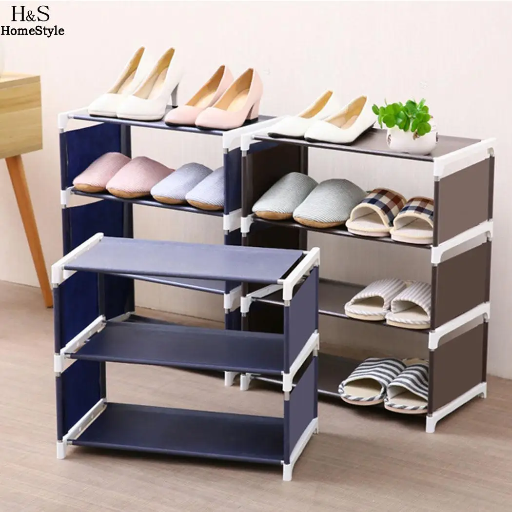 

Shoe Multi-layers Living Multi-functional Storage Modern Rack Bedroom 4 3 Shelves Solid Stand room Layers Layers