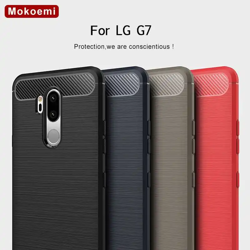 Модный Ударопрочный Мягкий силиконовый чехол Mokoemi 6 1 дюйма для LG G7 ThinQ сотового