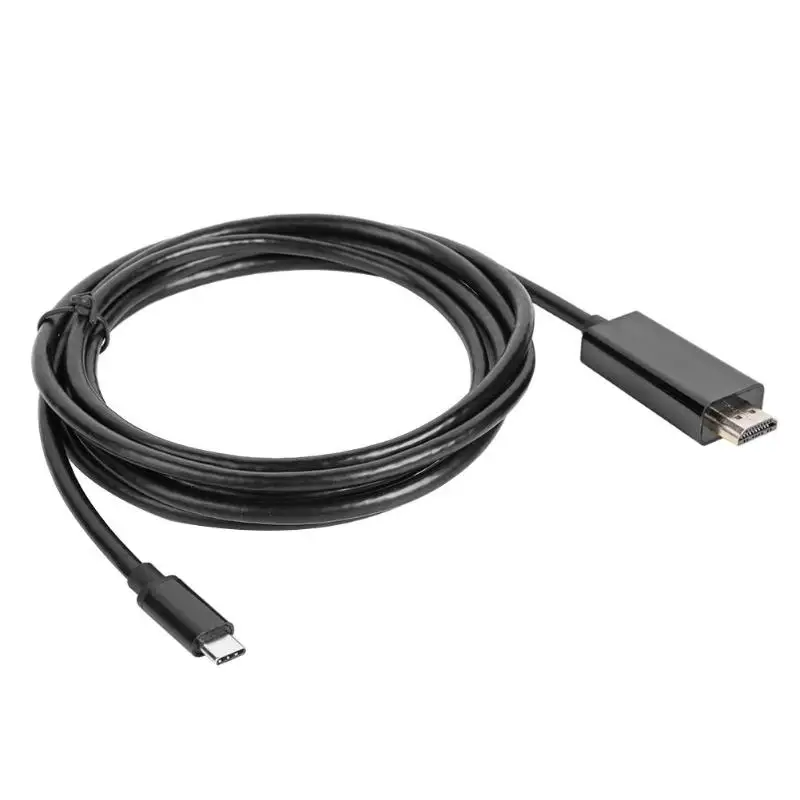 USB-C к HDMI Кабель 1,8 м тип-c к HDMI видеокабель, адаптер кабель для Macbook