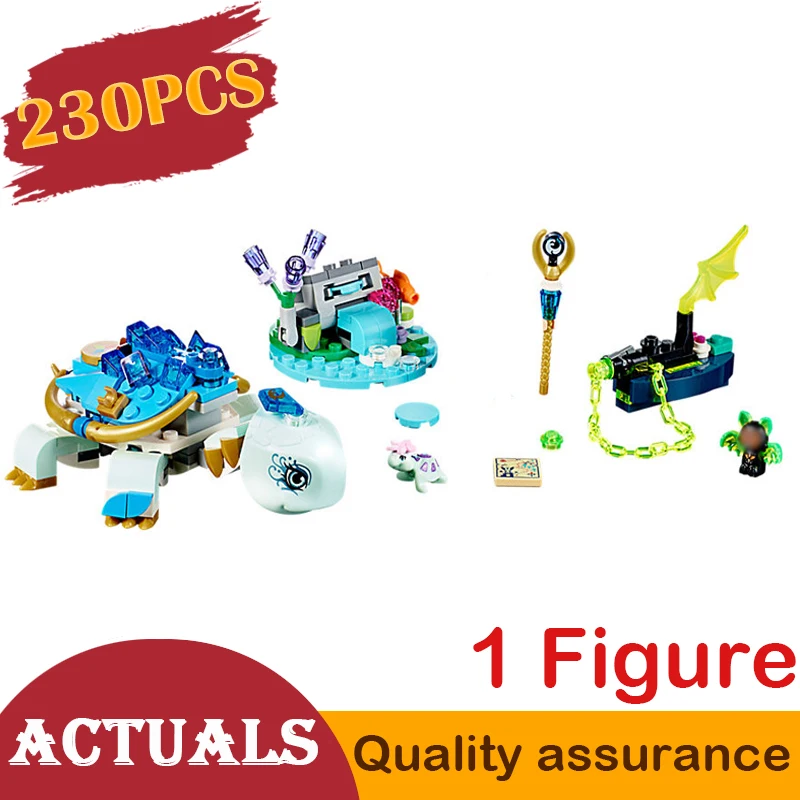 

30015 Naida Water Turtle Ambush Building Blocks Big Tortoise Model Bricks Toys for Girls Elves Compatible legoed 41191
