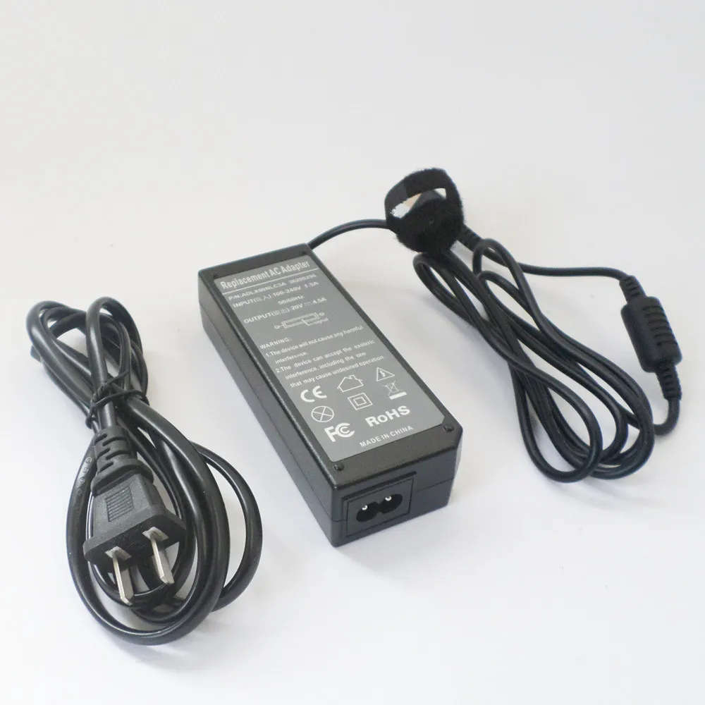

20V 90W AC Adapter For Lenovo 45N0305 45N0306 0B47008 0B46994 K4350A A36200252 Flex 14 14D 15 D USP Plug Pin Power Supply Cord