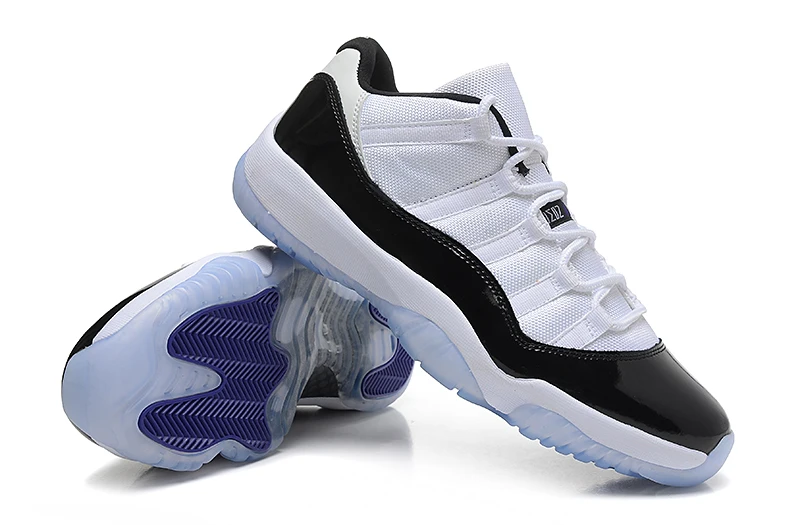 Jordan Air Retro 11 XI Basketball Shoes Unisex Jordan 11 Basketball Shoes High / Low Sneakers