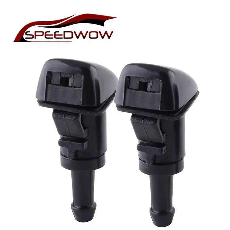 SPEEDWOW 2pcs/set Car Front Windshield Wiper Water Spray Nozzle For Chrysler 300 07 12 Dodge