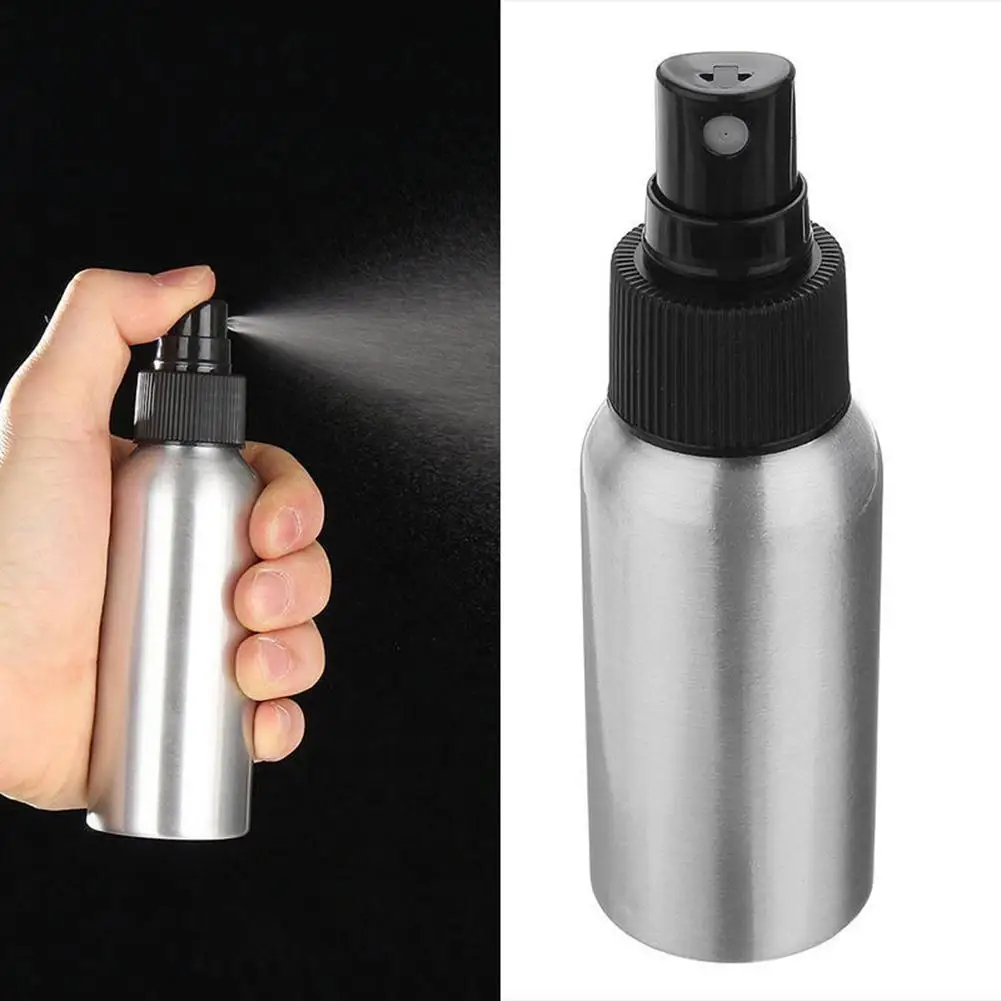 100ml/50ml Mini Aluminum Cosmetic Emulsion Perfume Atomizer Empty Spray