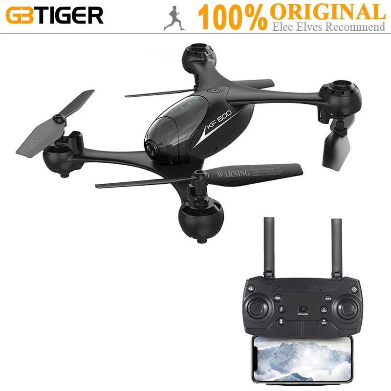 

GBtiger KF600 720P WiFi FPV RC Drone RTF Optical Flow G-sensor Control Waypoint Gesture Shooting Quadcopter Camera Drones