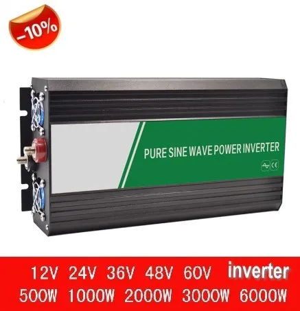

1500 WATT 1500W Pure Sine Wave Power Inverter with CE DC 12V TO AC 220V, ROHS approved(3000W peak power)