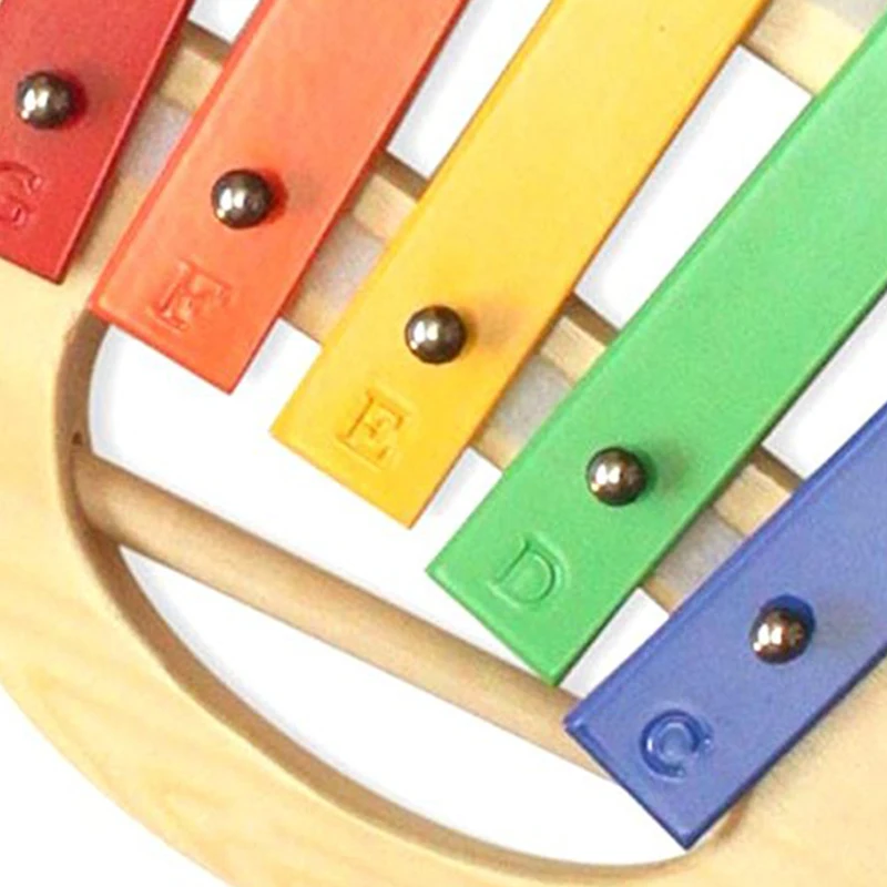 New Unlimited Glockenspiel Xylophone, Handcrafted Precision Tuned Musical Instrument Includes Sturdy Wooden Mallet