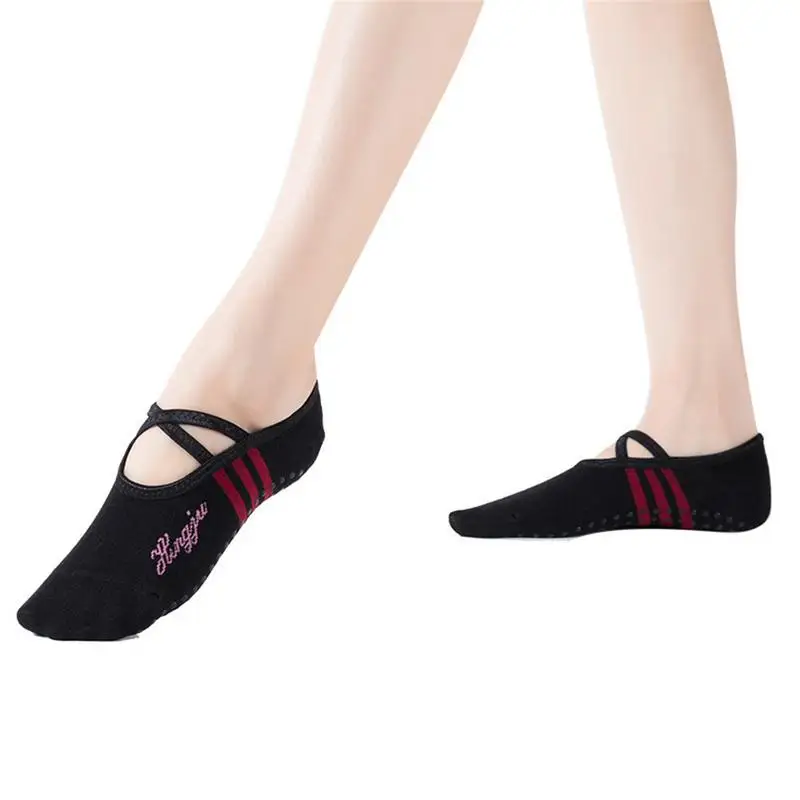 

Yoga Socks Non Slip Breathable Cotton Pilates Ballet Dance Sock Shoes with Low Cut Sock Slippers Sports Clothes Accessories