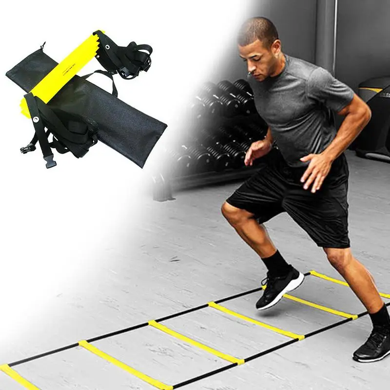 

Football Lattice Ladder Outdoor Fitness Fixed Agility Speed Pace Training Ladder Football Sports Accessories Portable Ladder