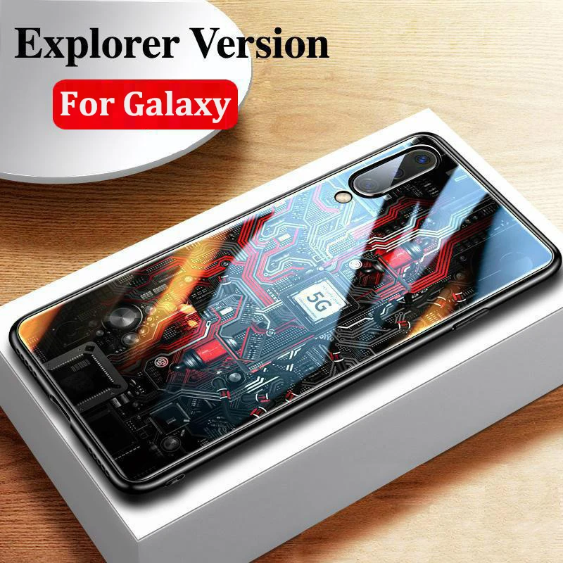 

Explorer Version Case For Samsung Galaxy A50 Future Technology Design Cases Cover For Samsung A70 A7 2018 A30 A20 A10